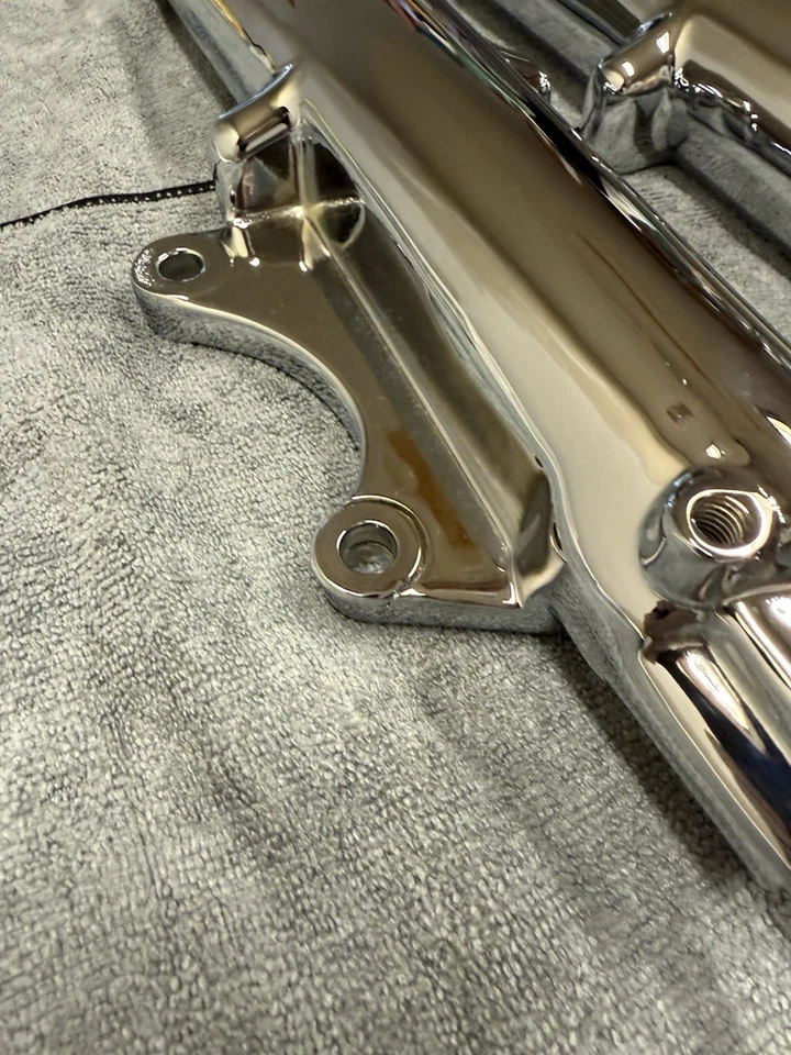 Harley PATAS DE HORQUILLA CROMADAS PATAS DE HORQUILLA TOURING 1986 A 1999 EXCAVADORA venta directa Foto 4 de 4