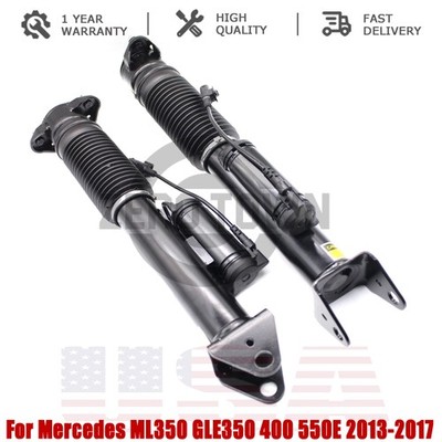 Rear LH+RH Shock Absorbers Struts w/ADS Fit Mercedes GL ML W166 X166 GL350 GL550