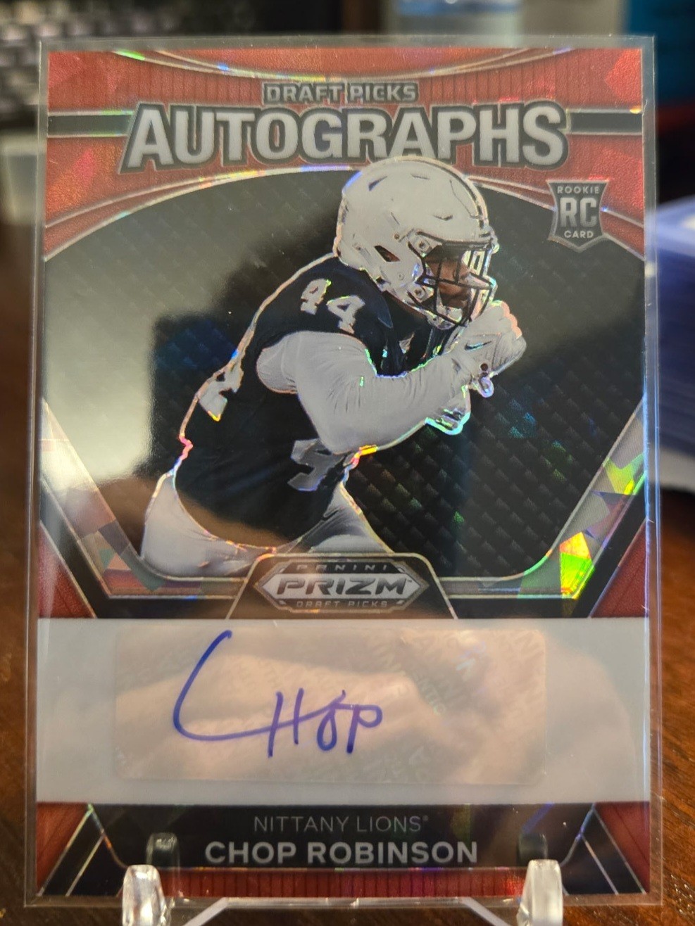 2024 Panini Prizm Draft Picks Chop Robinson Red Ice Auto #DPA-CRN