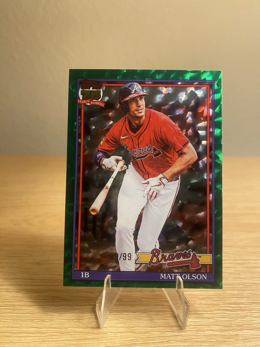 Matt Olson Baseball Serial Numbered Sports Trading Cards
