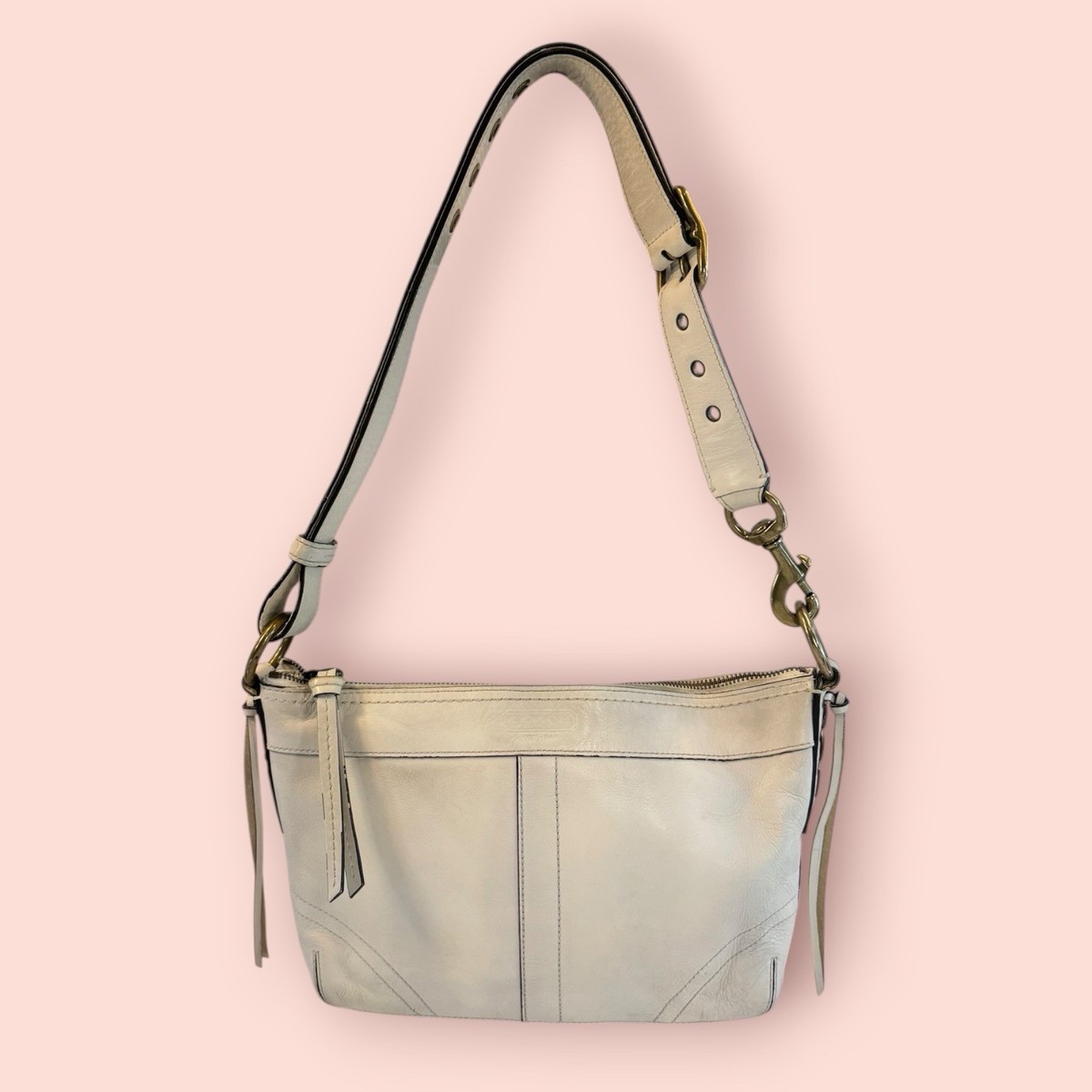 COACH Y2K Vintage Legacy Whipstitch Duffle Leather Crossbody