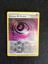 ENERGIA ORRORE 172/192 REVERSE HOLO FRAGORE RIBELLE SPADA E SCUDO CARTA POKEMON