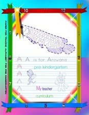 Paper for Tracing Alphabet for Pre Kindergarten: Handwriting Paper for pre ki...