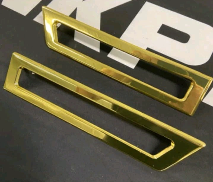 1971-1973 Chevy Impala Caprice задний габаритный фонарь ободки золото - Изображение 2 из 2
