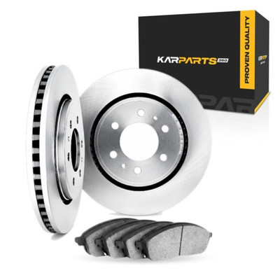 For Toyota Hilux 2009-2012 Brake Set | Front | Cast Iron Rotor | Solid | 5 Lugs