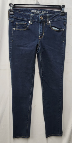 American Eagle Skinny Jeans Gr. 2 kurze dunkle Waschung!! Top Zustand!!