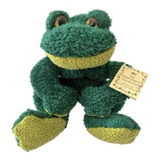 Russ Berrie FLEEGLE Plush Frog Stuffed Animal Heartcraft Collection 14” Vintage