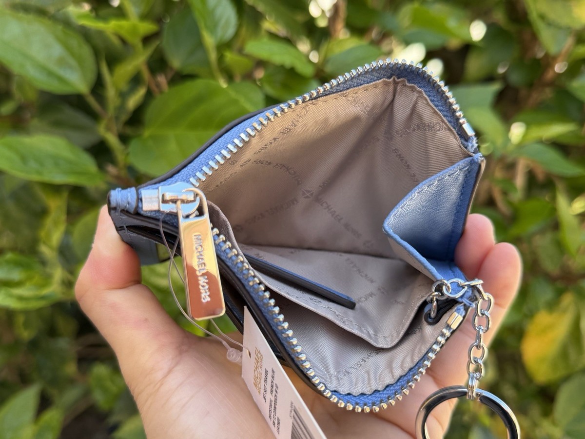 Michael Kors Jet Set Travel Small Coin Pouch ID Key Holder Wallet