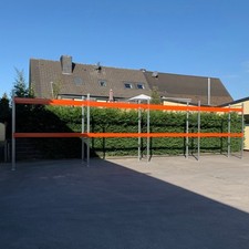 Palettenregal gebraucht, 4 x 11,3 x 1,1m Schw...