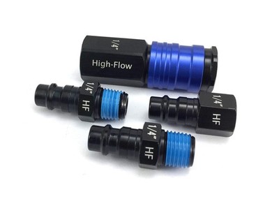 DP Dynamic Power 4 Piece High Flow Aluminum Female coupling Connector Kit D-6...