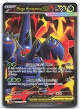 Mega Heracross ex 108/094 Phantasmal Flames Holo Pokemon Ultra Rare Near Mint