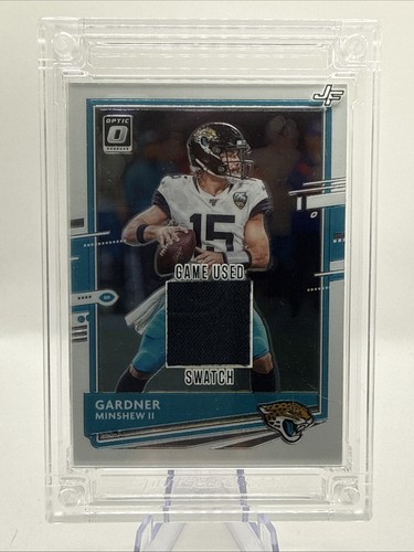 GARDNER MINSHEW 2022 JERSEY FUSION MOSAIC GAME USED JERSEY - 9/20/2020 JAGS