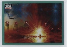 2023 Topps Chrome Star Wars Galaxy Aqua Refractor /199 Luke Skywalker 60 0nr3