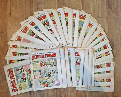 SCHOOL FRIEND COMIC, 37 Issues from Jan/Nov 1954. Long run. Details below (R199)