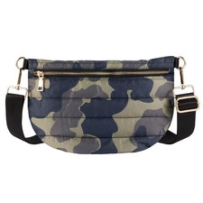 Bum Bags For Women Crossbody Quilted Fanny Packs Puffer Belt Sling Purse