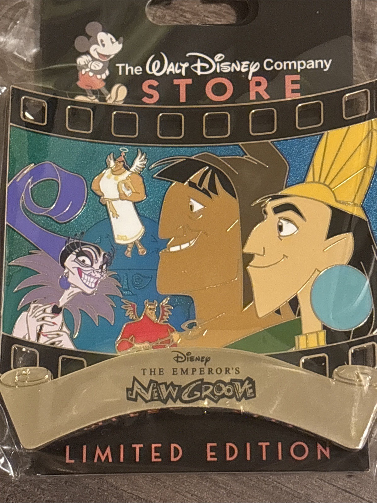 2026 Disney D23 DEC TWDC Reel of Magic Emperors New Groove Stand LE 500 Pin