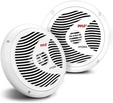 Pyle PLMR80W Waterproof Marine Speakers - White Open Box 