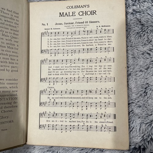 Vintage 1928 COLEMAN'S MALE CHOIR Song Sheet Music Book - Picture 6 of 13
