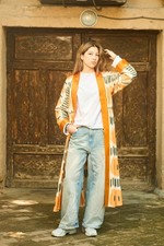 100 Handmade Women's Uzbek Light Robe