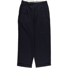 Vintage Check Pattern Two-pleat Slacks Made in USA Men's Size W31