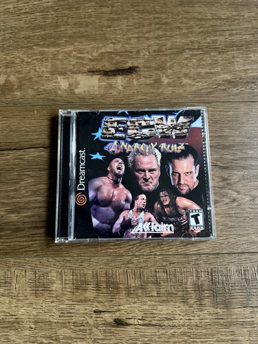 ECW Anarchy Rulz (Sega DreamCast) - Complete CIB - Tested - Authentic Fast Ship!