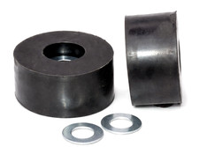 2-3/8" x 1-1/4" Natural Rubber Feet Generator Compressor Vibration Mount 4 Pack