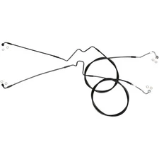 Magnum Lower Brake Line - Black/Black Fittings - Touring SBB1116-00