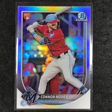 2025 Bowman Baseball CONNOR NORBY Rookie Chrome Base Refractor #46