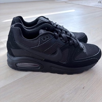 Nike Air Max Command Triple Black Sneakers 629993-020 Mens 8.5 Low Top Shoes