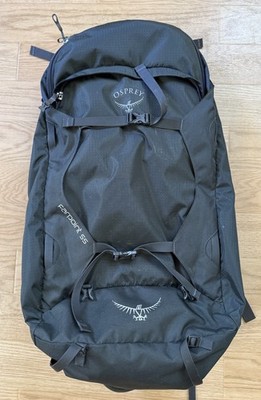 Osprey Farpoint 55 Travel Backpack, Black, Adjustable Straps, Adult