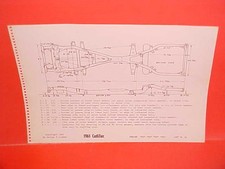 1961 Cadillac Eldorado Biarritz Convertible 60 62 Deville Frame Dimension Chart