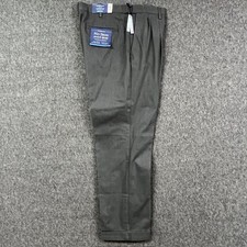 Croft&Barrow Pants Mens 34x30 Classic Fit Ple...