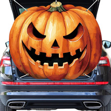 Halloween Trunk or Treat Car Decorations Kit, Halloween Pumpkin Banner Archway G