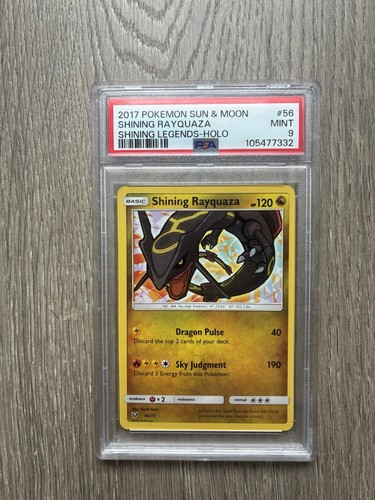 Shining Rayquaza graded PSA 9 for sale on eBay