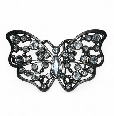 Novelty Belt Buckle Beaded Butterfly Interchangeable Large u