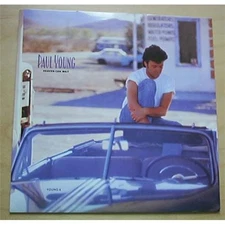 PAUL YOUNG HEAVEN CAN WAIT 7" P/S - REMIX + BACK WHERE I STARTED UK