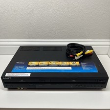 SONY SLV-D380P DVD VCR Combo Player  VHS Recorder Tested  Working No Remote