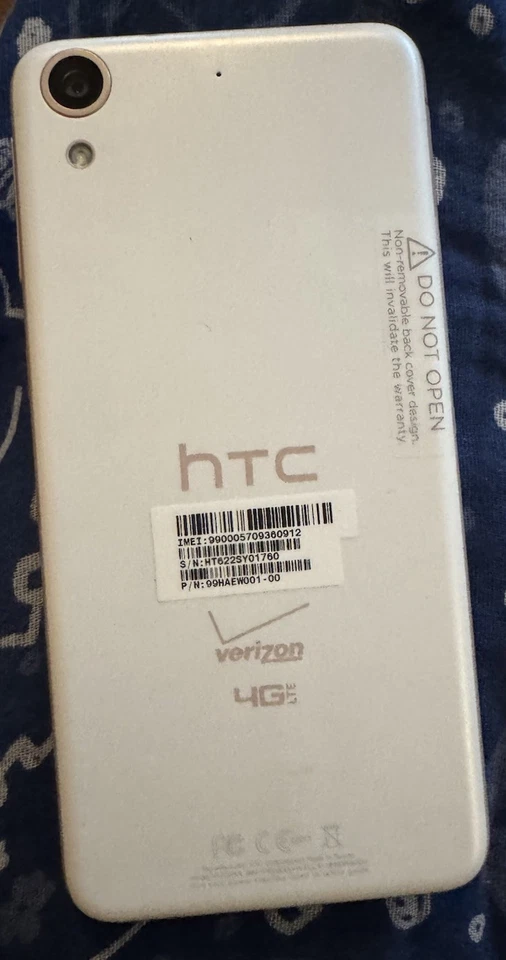 HTC Desire 626 16 GB Blanco (Verizon) Envío Rápido Muy Bueno Usado Foto 2 de 3