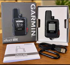 Garmin inReach Mini Satellite Communicator Hiking GPS Waterproof 50hr Black