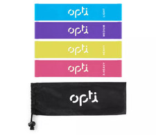 Opti Resistance Loops Set – Strength & Fitness Training Bands Home Workout 🏋️