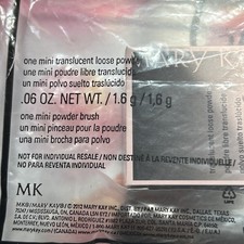 Mary Kay Mini Translucent Loose Powder with Brush NEW .06 oz Compact Limited Ed