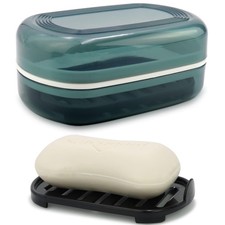 Travel Soap Container, Bar Soap Holder, Portable Soap Case, Soap Dish with Lid f