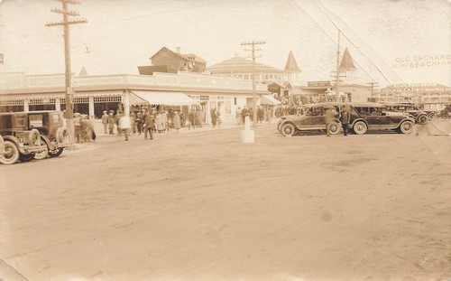 LP33 Old Orchard Beach Maine 1914 RPPC Postcard