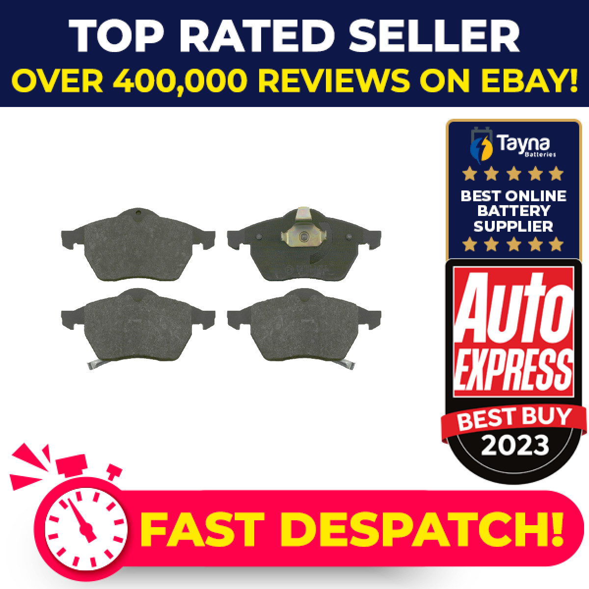 Brake Pads Set fits OPEL ASTRA G 2.0 Front 00 to 05 Z20LET 009195064 1605032 New