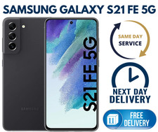 Samsung Galaxy S21 FE 128GB 5G Unlocked Black Colour Smartphone Pristine A+