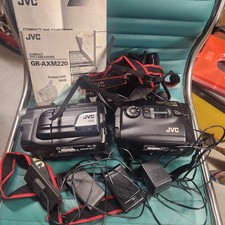 JVC GR-AXM220 /Gr-AXM 350 Camcorder Lot Of Two W/ Accessories NOT Tested /