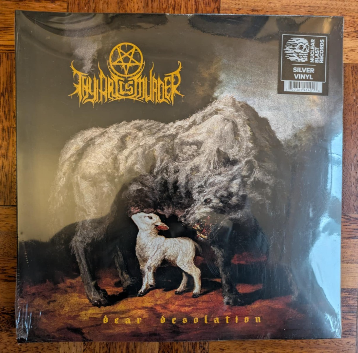 Thy Art Is Murder – Dear Desolation  [12"" Silver Vinyl Record LP] Sealed,