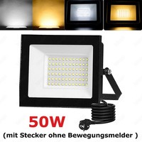 Led Baustrahler Stativ Fluter Strahler Flutlicht Scheinwerfer 10/20/30/50/100W