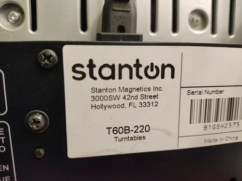 Stanton T.60 Turntable Record Player DJ - Picture 10 of 14