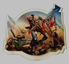IRON MAIDEN~~THE TROOPER~~1983~~RARE SHAPED PICTURE DISC~~EMI RECORDS